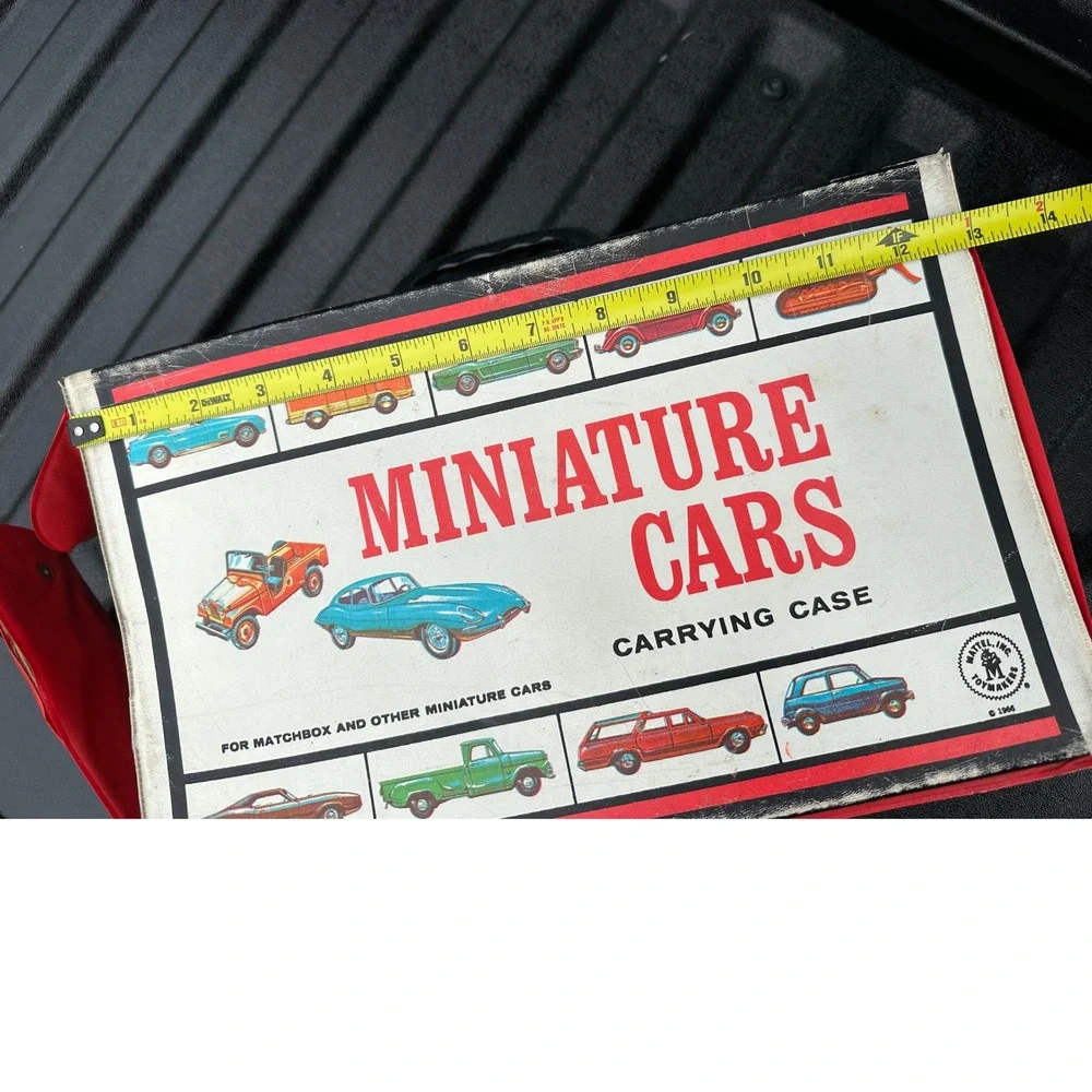 Mattel Miniature Cars Carrying‎ Case Vintage 1966 Matchbox Storage